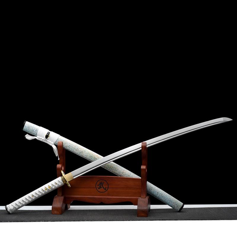 龙泉刀剑一体锻打真横手日式