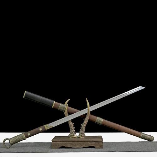 龙泉刀剑锻打T10钢埋鞘唐横刀