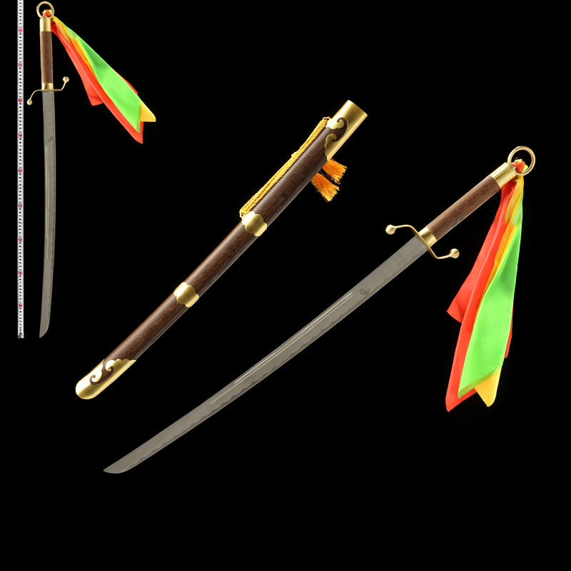 杨氏太极刀不锈钢武术刀晨练手工