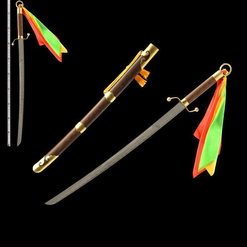 杨氏太极刀不锈钢武术刀晨练手工