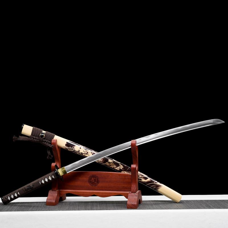 龙泉刀剑碳钢真横手日式冷兵器