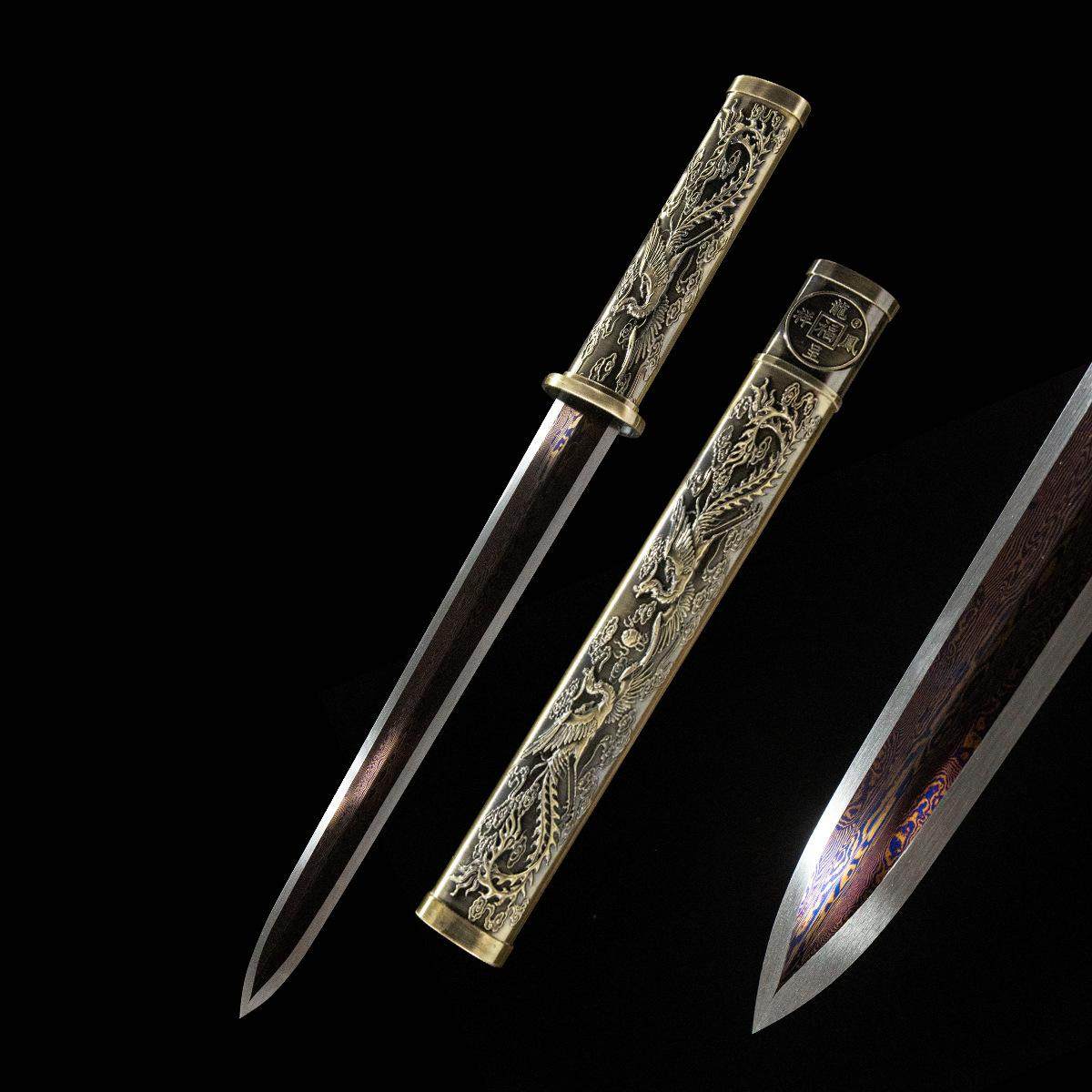 龙泉市手工锻打旅游工艺品短剑