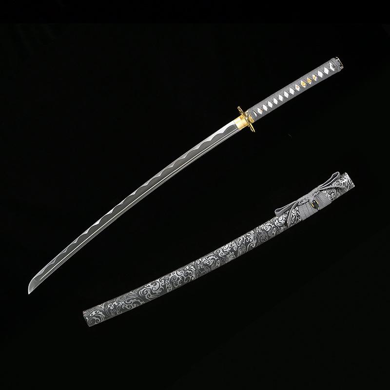 龙泉君魄刀剑盘龙中碳钢日式