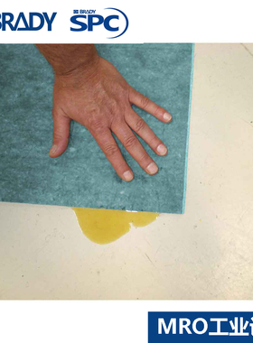 美国贝迪SPC吸附棉片防泄漏吸油垫RF100吸收垫危化品应急清理棉片