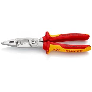 配钳knipex13 配工 凯尼派克电工装 200德国剪切钳压线剥线装