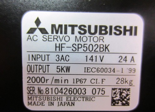 供应三菱伺服电机HF-SP502BK/HF-SP502B