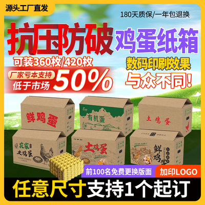 五层抗压防破鸡蛋专用纸箱批发