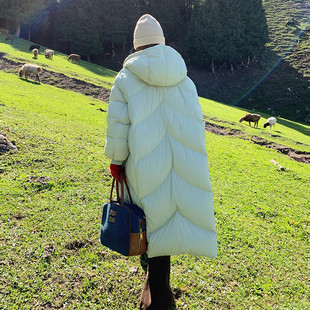 加长加厚羽绒棉服D9980 云朵泡芙 P200K298 现货主推