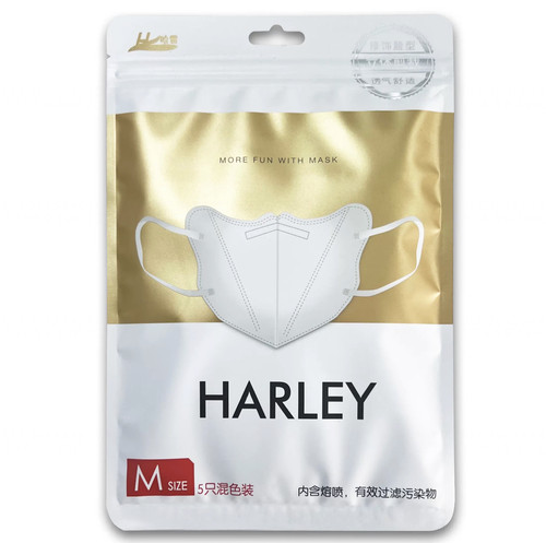 哈雷 莫兰迪混搭口罩M码