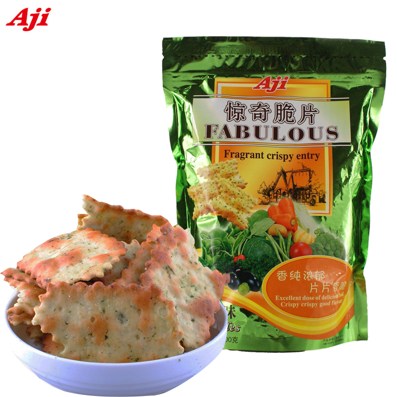 Aji尼西亚惊奇脆片饼干蔬菜味200g