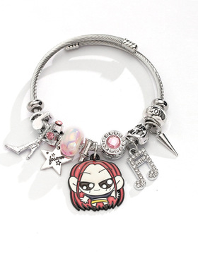 潘家新款K-POP猎魔女团手镯卡通