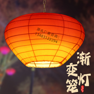 网红灯笼西安大唐不夜城灯笼渐变色景区夜市街道异型城市亮化宫灯