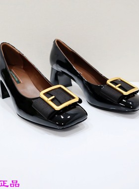 zsazsazsu莎莎苏2024秋季专柜正品时尚通勤女粗跟单鞋ZA54513-11