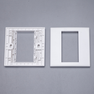 86型三位开关插座面板128组合大一位框架组装模块二合一面板