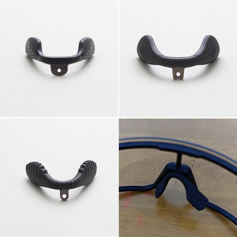 马鞍一体骑行眼镜鼻托叶眼镜配件