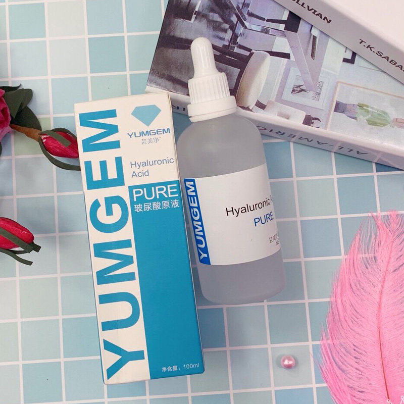 芸美净玻尿酸原液补水保湿收缩毛孔提亮肤色淡化痘印精华液100ml