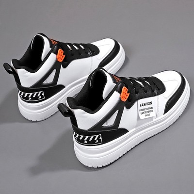 官方正品适用男童鞋子2025春秋新款儿童休闲潮牌高帮板鞋中大童跑