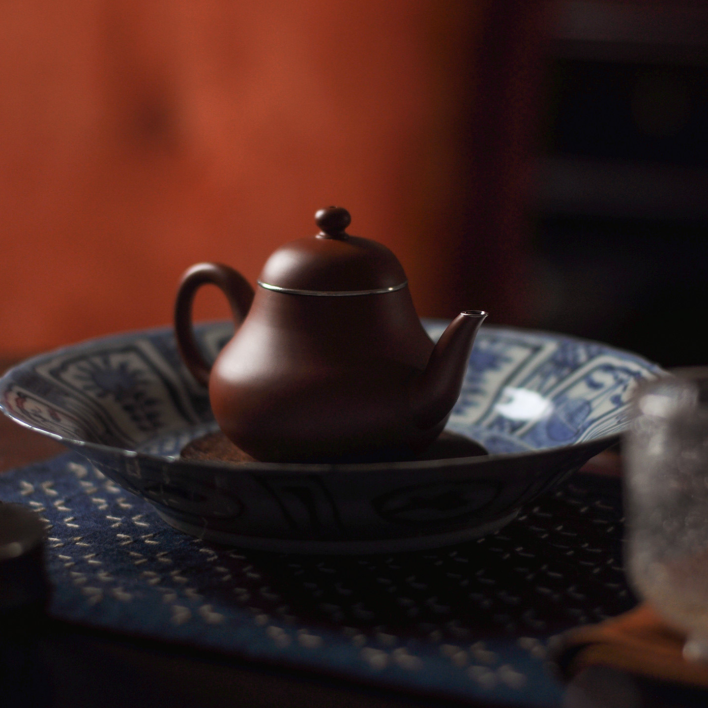 潮州功夫茶具手拉胚小号朱泥壶