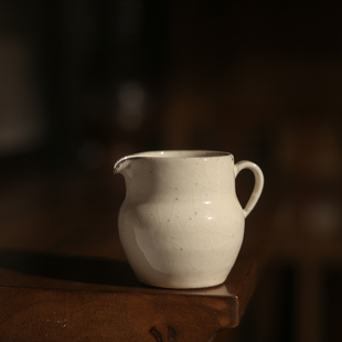 景德镇粉引开片手工公杯公道杯功夫茶具分茶器匀杯陶器茶道零配