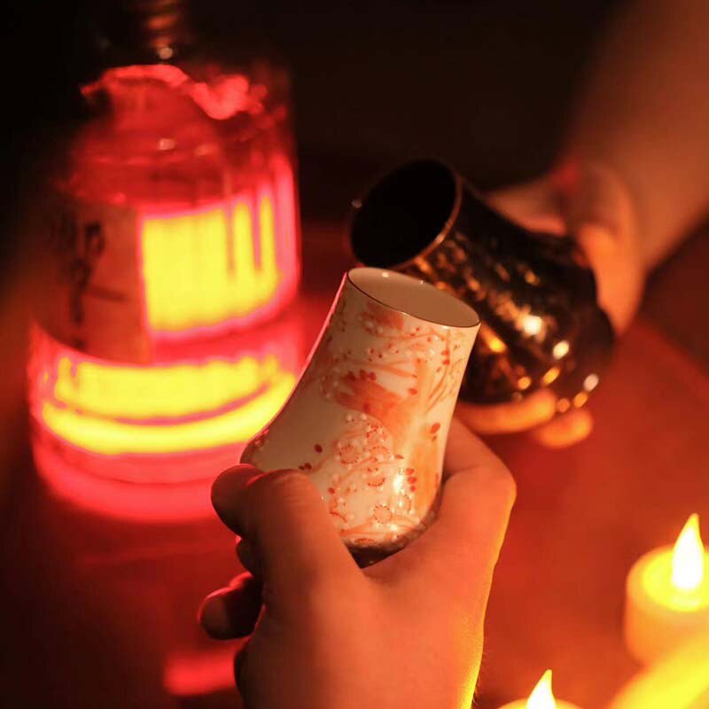弥云斋限量版赤绘描金梅花mini杯