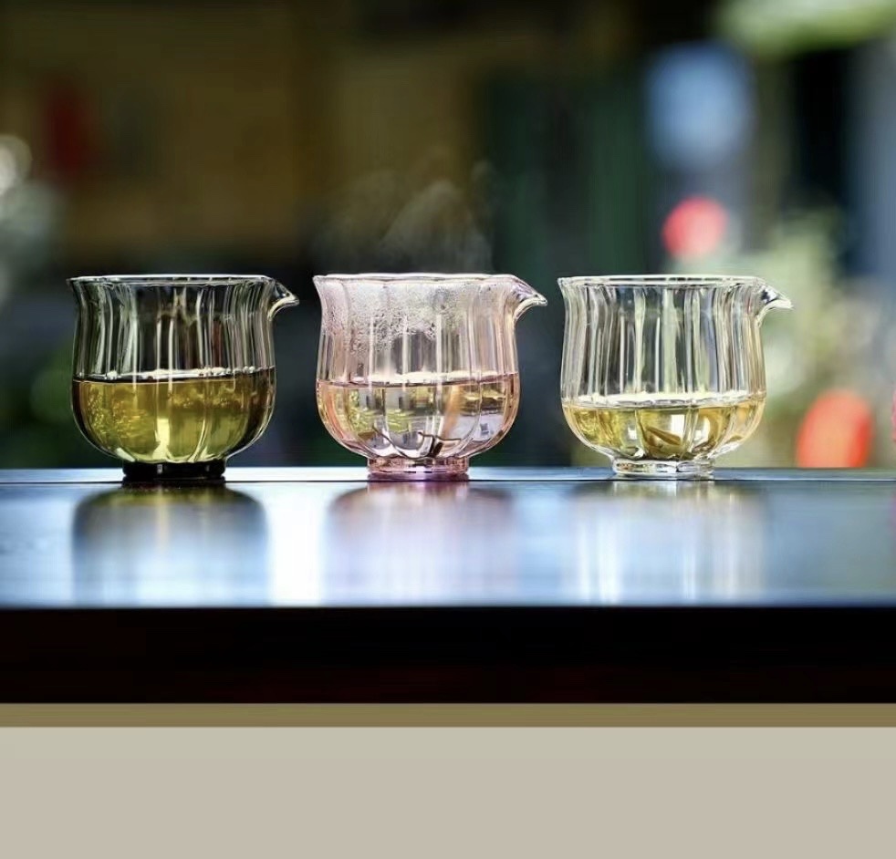 莲花玻璃公道杯  满水140ml