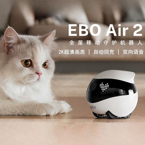 EBOAir2宠物陪伴机器人移动监控