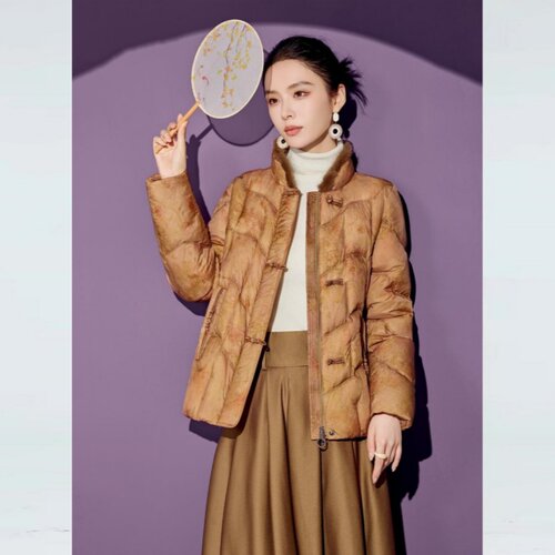 2026新款羽绒服九成品女士款修身短款衣壳翻新定制加厚加工J7831