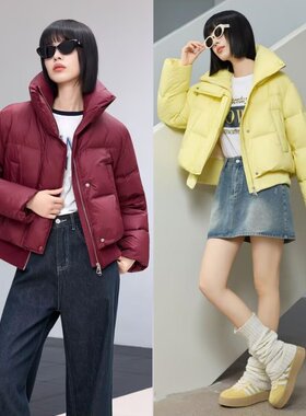 新款女装羽绒服九成品翻新加工