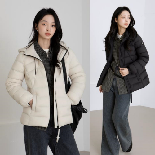 2026新款羽绒服九成品女士款宽松短款衣壳翻新定制加厚加工XB8526