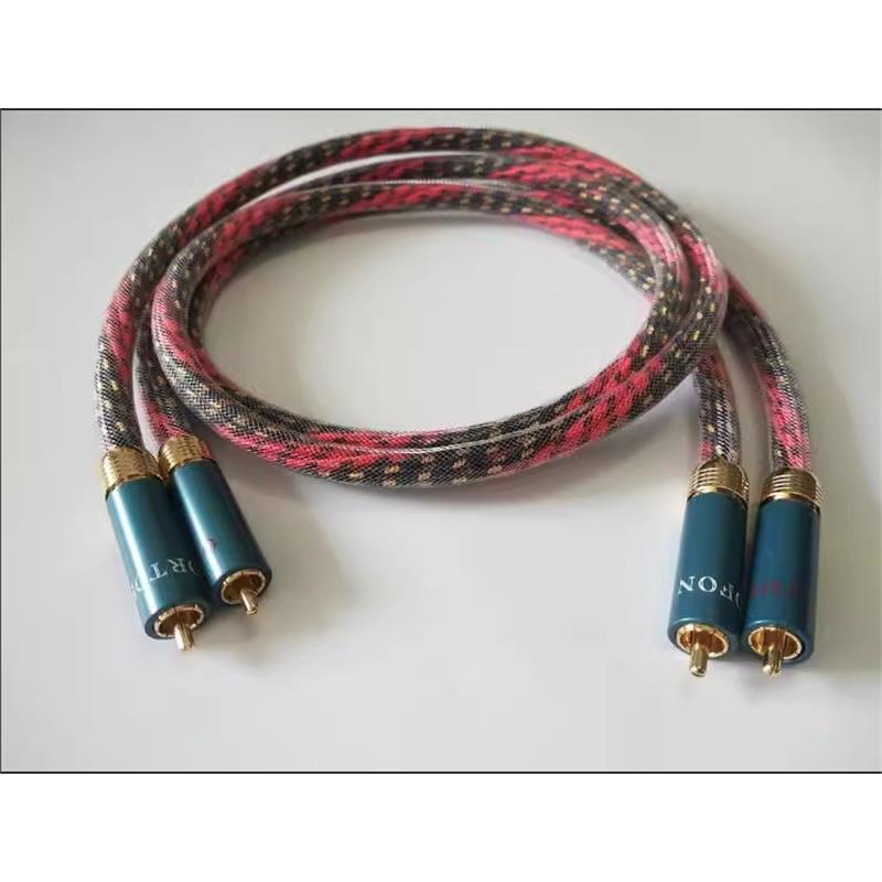 麻皮西电Western Electric 6芯多色 音频信号线 莲花线讯号线加网