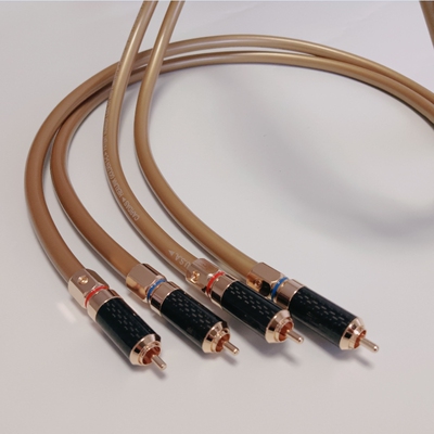 美国CARDAS卡达斯讯号单晶铜发烧HiFi级音频线信号线功放CD过机线