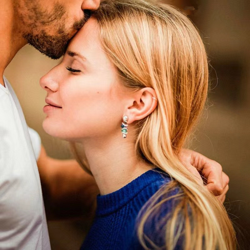 西班牙unode50琉璃珠耳环圣诞节