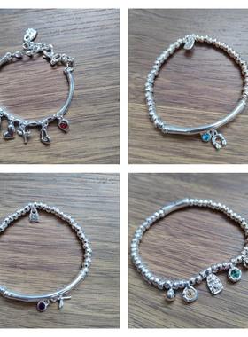 UNOde50彩色水晶装饰弹性手链