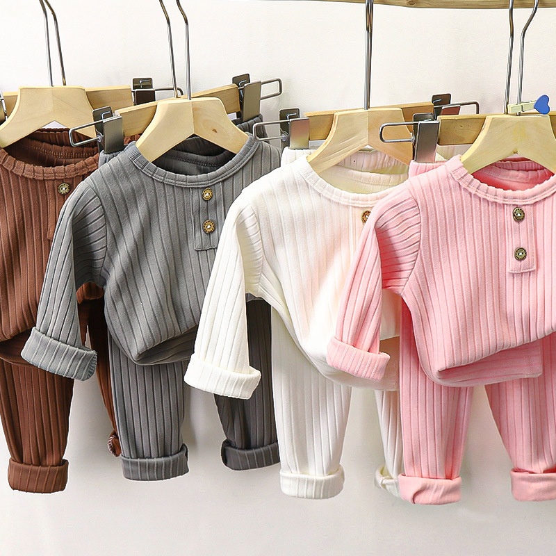 儿童内衣套装秋季新款宝宝德绒男童睡衣韩版女童保暖家居服童装