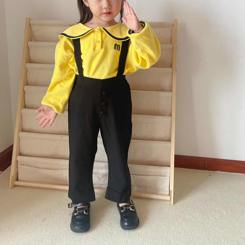 rubiyoyo乐比悠悠童装童装休闲背带裤英伦风百搭名牌正品反季清仓