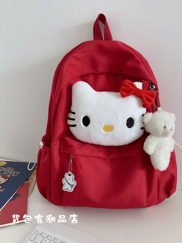 日系可爱卡通双肩包女