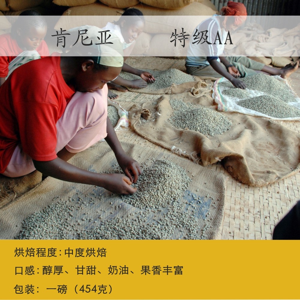 果香咖啡豆新鲜烘焙肯尼亚香醇