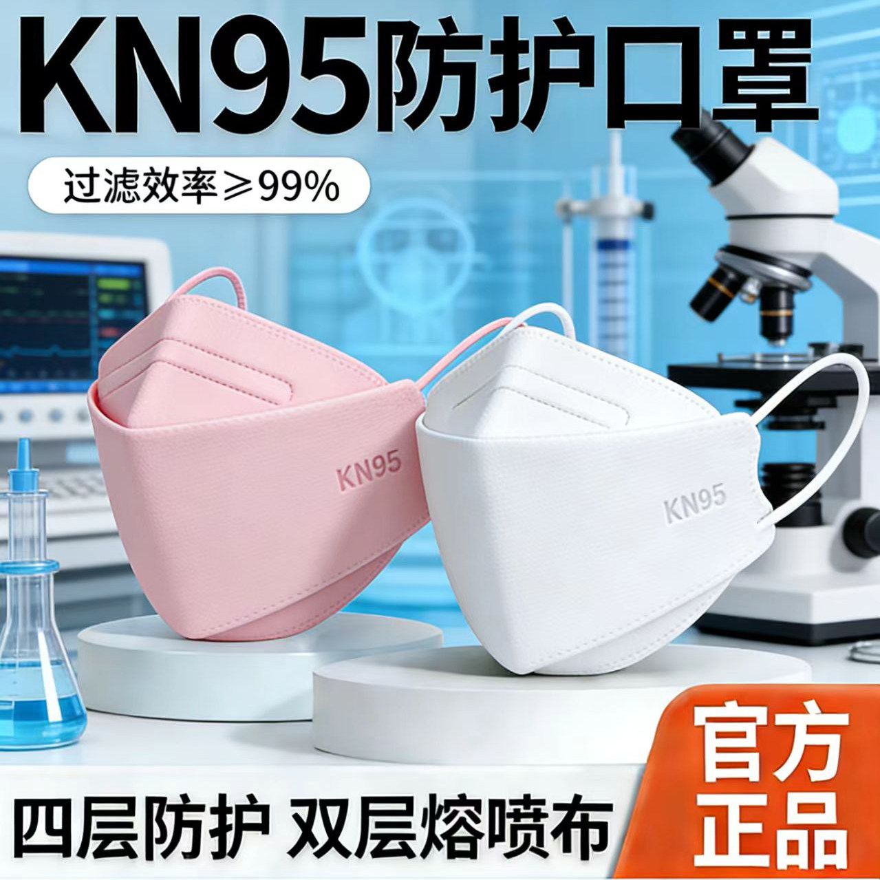 kn95口罩3d立体女士高颜值冬季黑色2026新款一次性鱼嘴防尘雾霾男