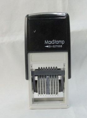 吉普生 Maxstamp 5270-18 4mm8位 轻型回墨 数字印章