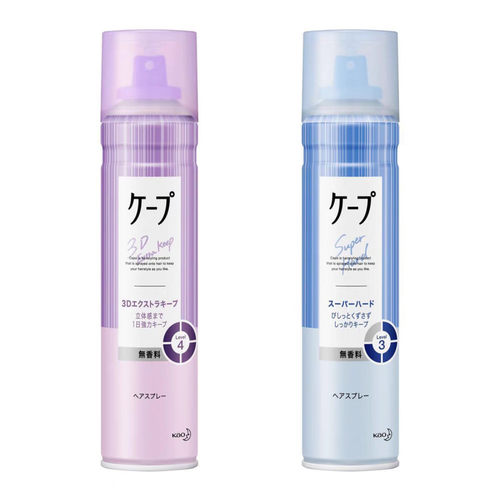 花王cape不油腻紫色180g定型喷雾