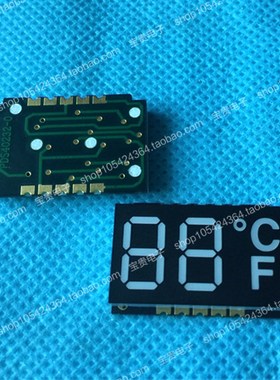 数码管2位 0.4英寸贴片 带温度带F符号 4023CB蓝色共阳
