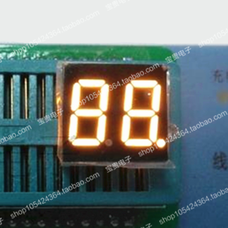 数码管2位 0.36英寸 3261AS/AY/AB/ 3261BS/BY/BB  高亮红光/黄光