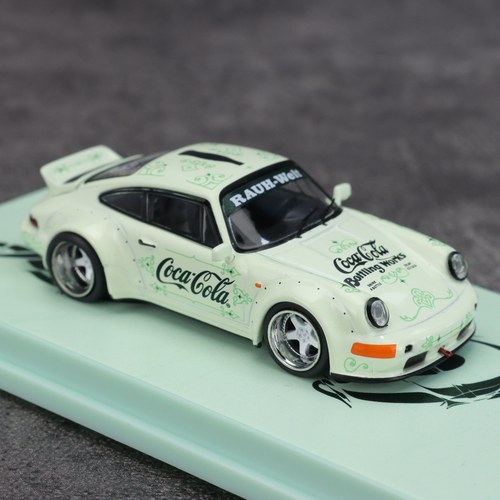TW 1:64 保时捷911 RWB 964 Coca-Cola可口可乐 合金模型