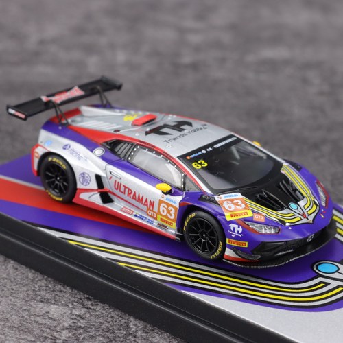 TH 1:64 奥特曼 #63兰博基尼 GT3 EVO2 CHINA GT 2026 合金模型