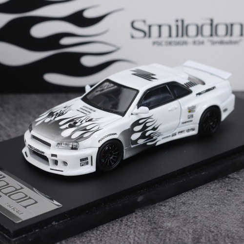 [北京HEC] PSC*TM 1:64 日产GTR R34 “齿虎” 合金汽车模型