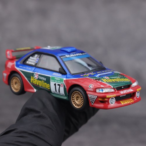 MINIGT 1:64 斯巴鲁翼豹 WRC98 纽西兰拉力赛2000 模型 1211