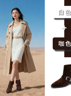 明星同款新款两穿马丁靴2026秋冬复古美拉德靴子女英伦风洋气短靴