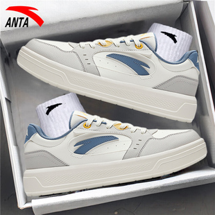 安踏板鞋轻风男鞋2025新款秋冬男士小白鞋软底旗舰店休闲运动鞋子