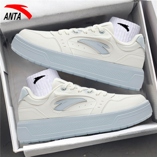 安踏官网新款增高轻便板鞋平板鞋