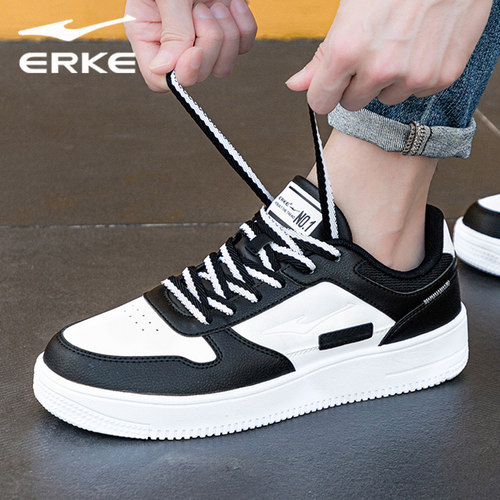 鸿星尔克官网新款轻便平板板鞋